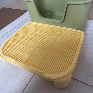 Double Layer Cat Litter Mat With Deep Tray Design