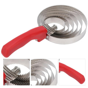 Stainless Steel Grooming Brush Ring Comb For Horses & Cattle