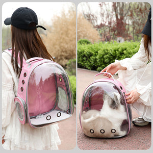 Pet Carrier Backpack With Bubble Window For Small Pets