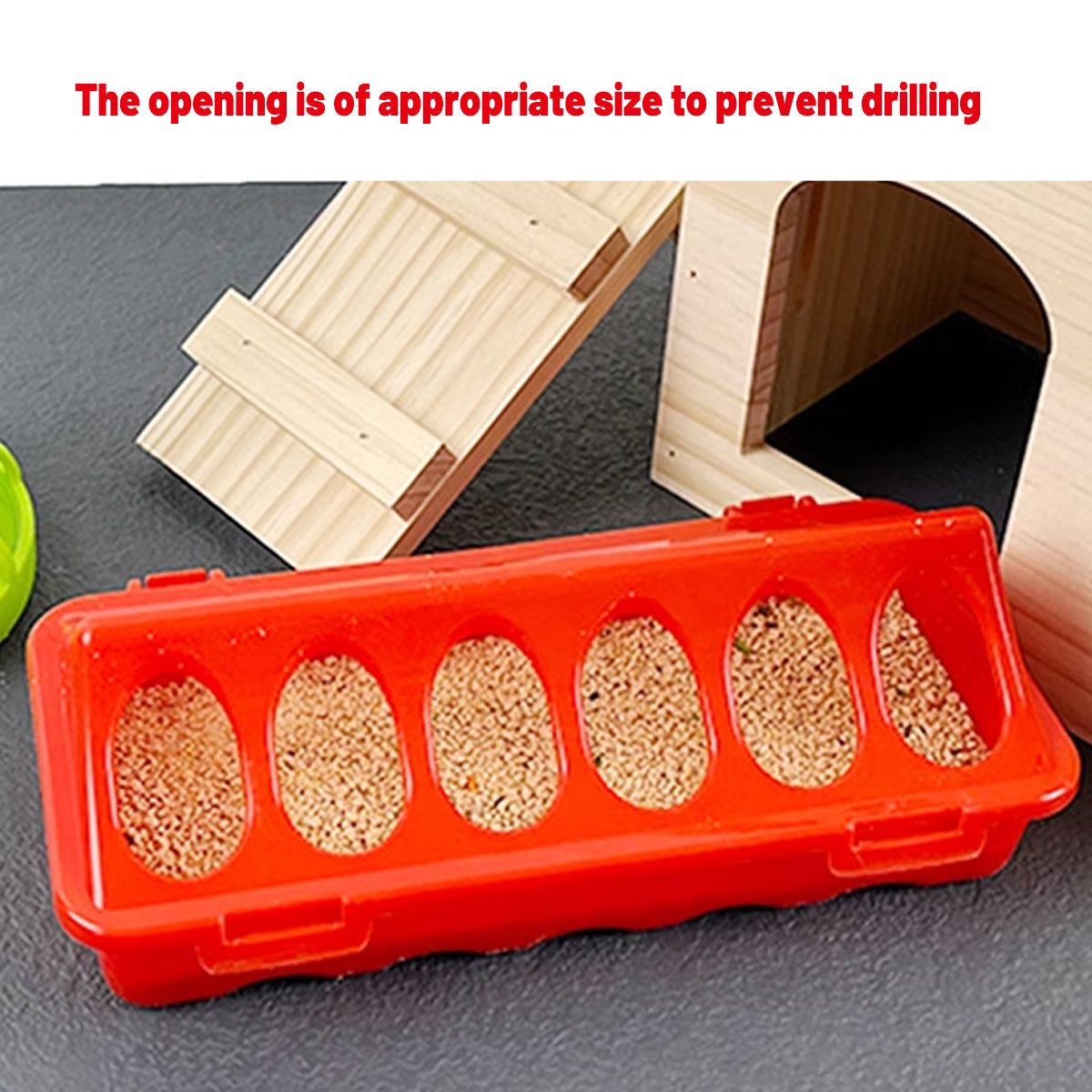 Chicken Feeder Trough Plastic Mesh Connectable Poultry Feed Trough for Coop Use