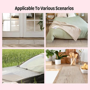 10pcs Cat Deterrent Mat with Soft Spikes Indoor Pet Repellent Pad