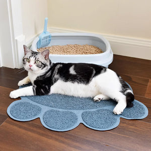 2PCS PVC Pet Litter Mat Non-Slip