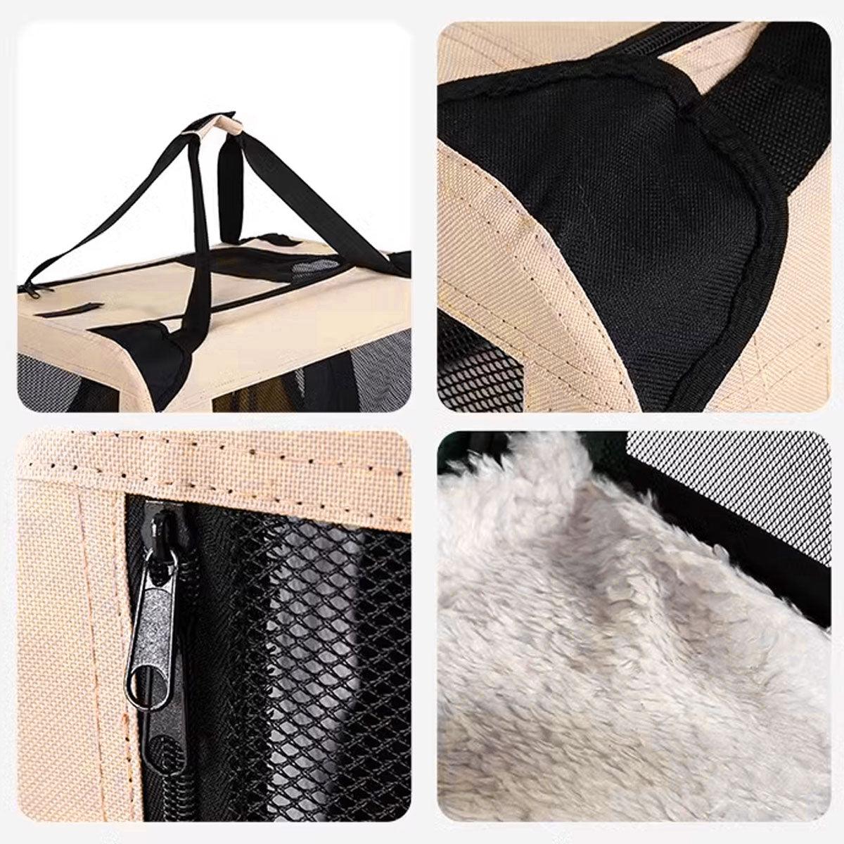 Folding Pet Carrier Bag for Medium & Large Dogs