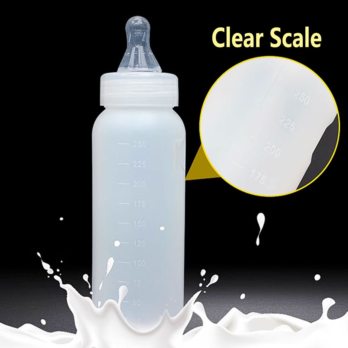 20PCS 250ml Animal Feeding Bottle With Silicone Teat