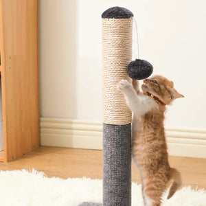Adjustable Sisal Cat Scratching Post With Toy Ball