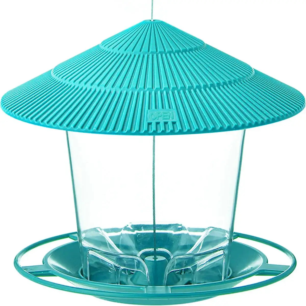 Garden Outdoor Squirrel-Proof Hanging Bird Feeder with Large Capacity