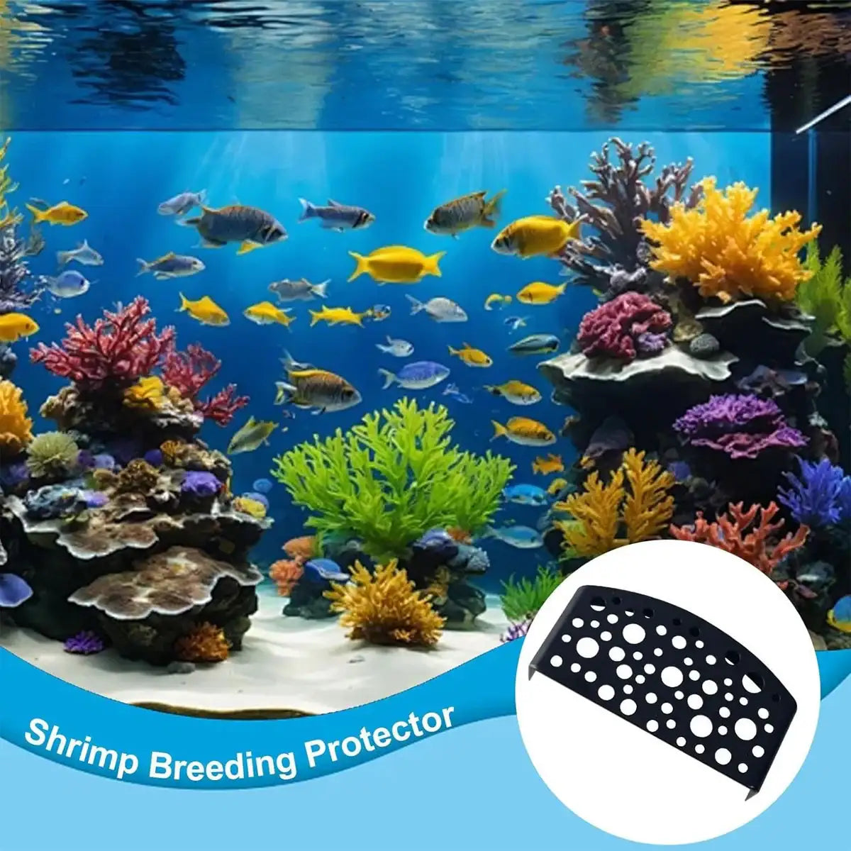 2PCS Shrimp Hiding Cave Shelters for Aquarium Breeding & Aquascaping