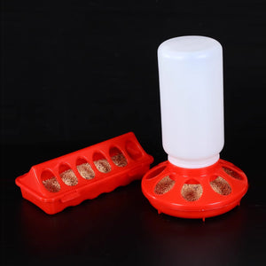 Chicken Feeder Trough Plastic Mesh Connectable Poultry Feed Trough for Coop Use