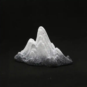 Creative Resin Snow Mountain Aquarium Ornament