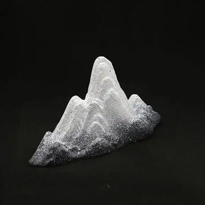 Creative Resin Snow Mountain Aquarium Ornament