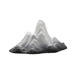Creative Resin Snow Mountain Aquarium Ornament
