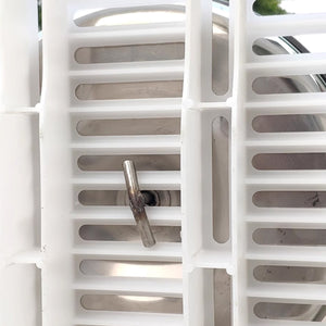 Piglet Feeding Trough Stainless Steel Round Basin Feeder Bowl for Farm Livestock