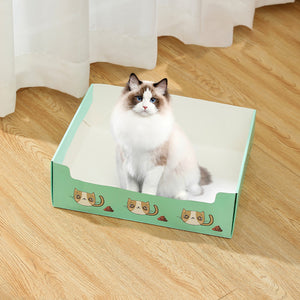 Disposable Cat Litter Box Foldable Waterproof Set