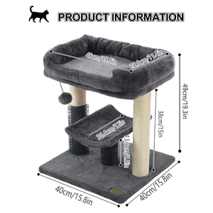 Cat Tree Scratching Post Claw Board Litter Crawler One Pet Toy for Indoor Cats