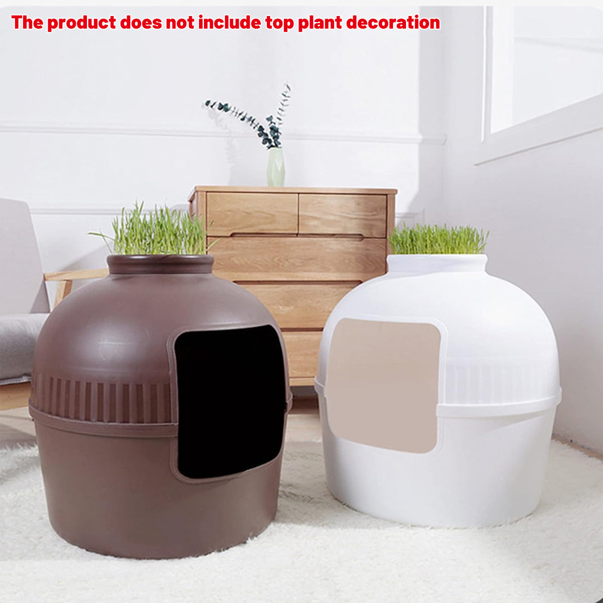 Versatile Plastic Pet Kennel and Litter Box