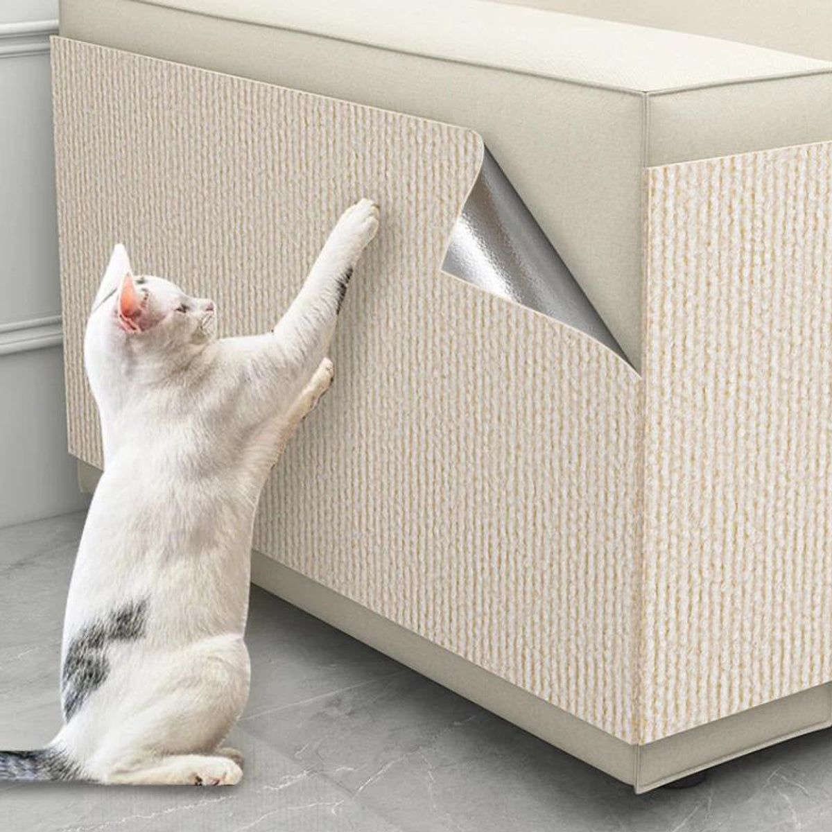 Wall Mounted Cat Climbing Mat Self-Adhesive Scratcher