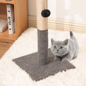 Adjustable Sisal Cat Scratching Post With Toy Ball