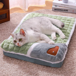 Thick Pet Sleeping Mat With Removable Cover