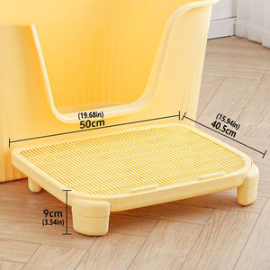 Double Layer Cat Litter Mat With Deep Tray Design