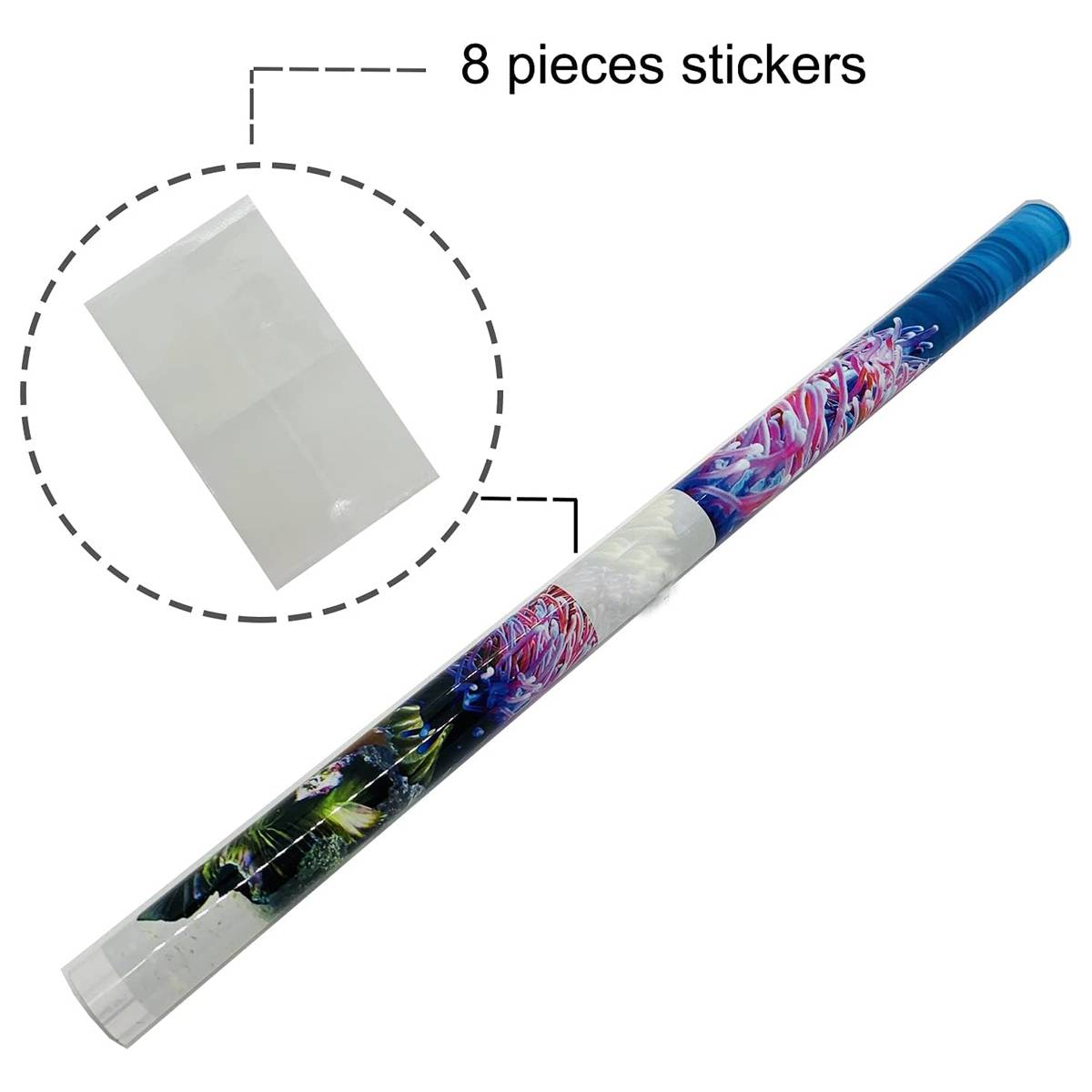 Double-Sided Aquarium Background Poster for Fish Tanks (2 Designs)