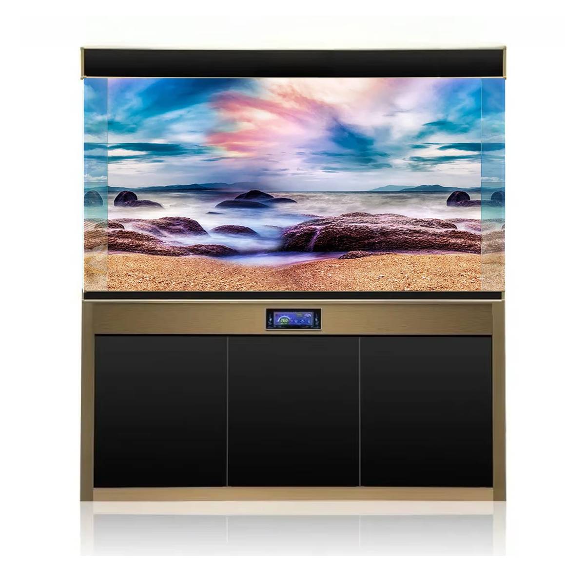 Double-Sided Aquarium Background Poster for Fish Tanks (2 Designs)