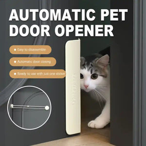 Automatic Cat Door Closer With Drill-Free Installation