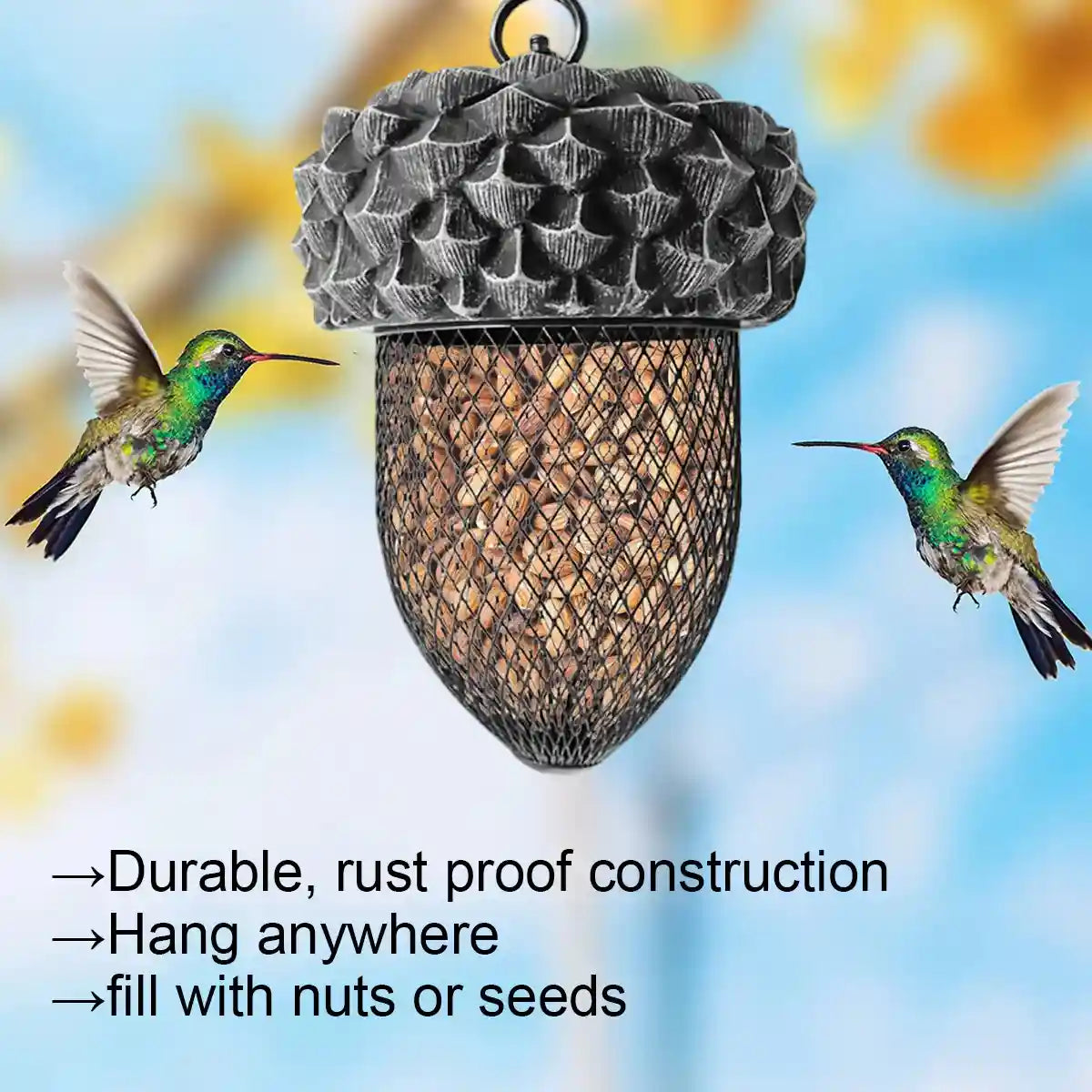 Acorn Bird Feeder Garden Wildlife Feeder