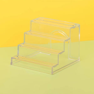 Acrylic Hamster Ladder Hideout House Clear Climbing Den