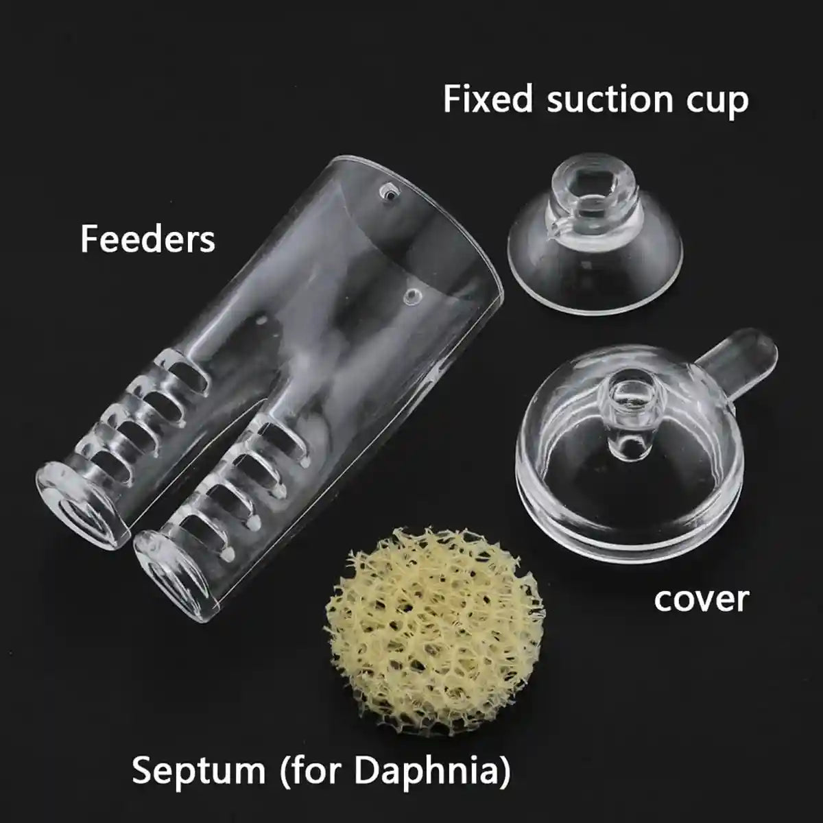Acrylic Pants-Shaped Feeder for Fish Aquarium Live Food Feeder
