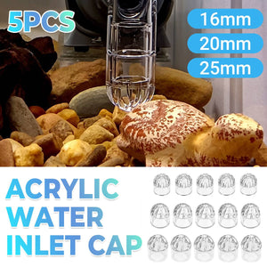 Aquarium Inlet Cap 5PCS - Acrylic Fish Tank Strainer Cover