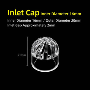 Aquarium Inlet Cap 5PCS - Acrylic Fish Tank Strainer Cover