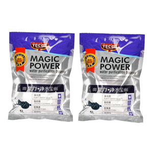 Activated Carbon Filter Media 2PCS - Aquarium Water Polish