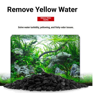 Activated Carbon Filter Media 2PCS - Aquarium Water Polish