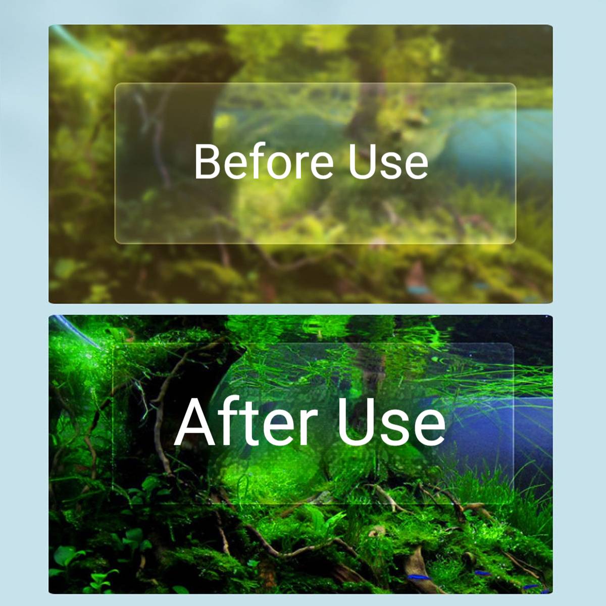 Activated Carbon Filter Media 2PCS - Aquarium Water Polish