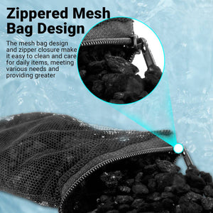 Activated Carbon Filter Media 2PCS - Aquarium Water Polish