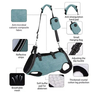 Adjustable Dog Harness Full-Body Support Lift Vest