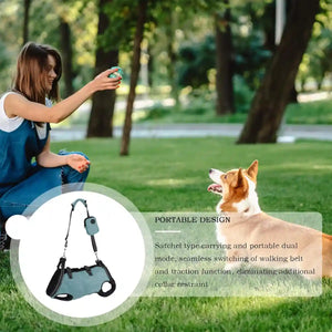 Adjustable Dog Harness Full-Body Support Lift Vest