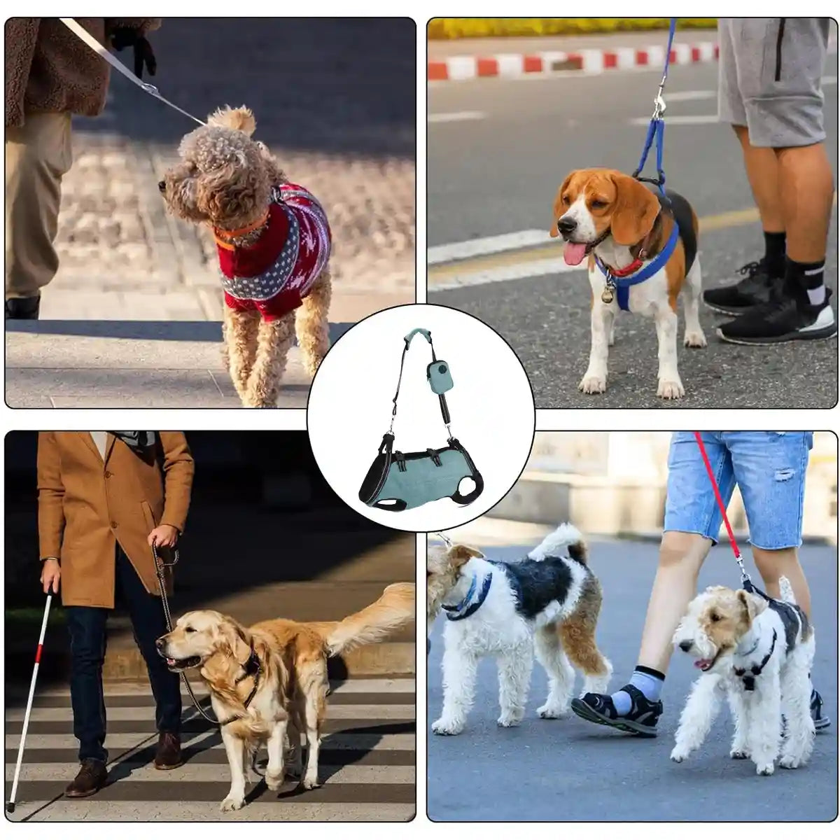 Adjustable Dog Harness Full-Body Support Lift Vest