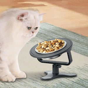 Height Adjustable Pet Bowl Holder For Dogs & Cats