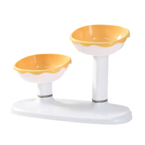 Adjustable Pet Bowl Stand Raised Feeder for Cats and Dogs
