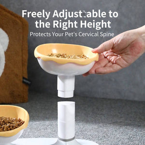 Adjustable Pet Bowl Stand Raised Feeder for Cats and Dogs