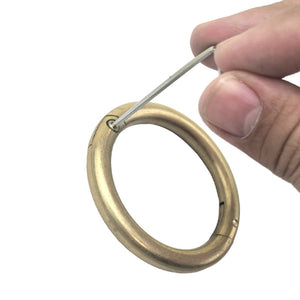 Copper Bull Nose Ring | Durable Livestock Cattle Nose Ring for Farms