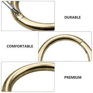 Copper Bull Nose Ring | Durable Livestock Cattle Nose Ring for Farms