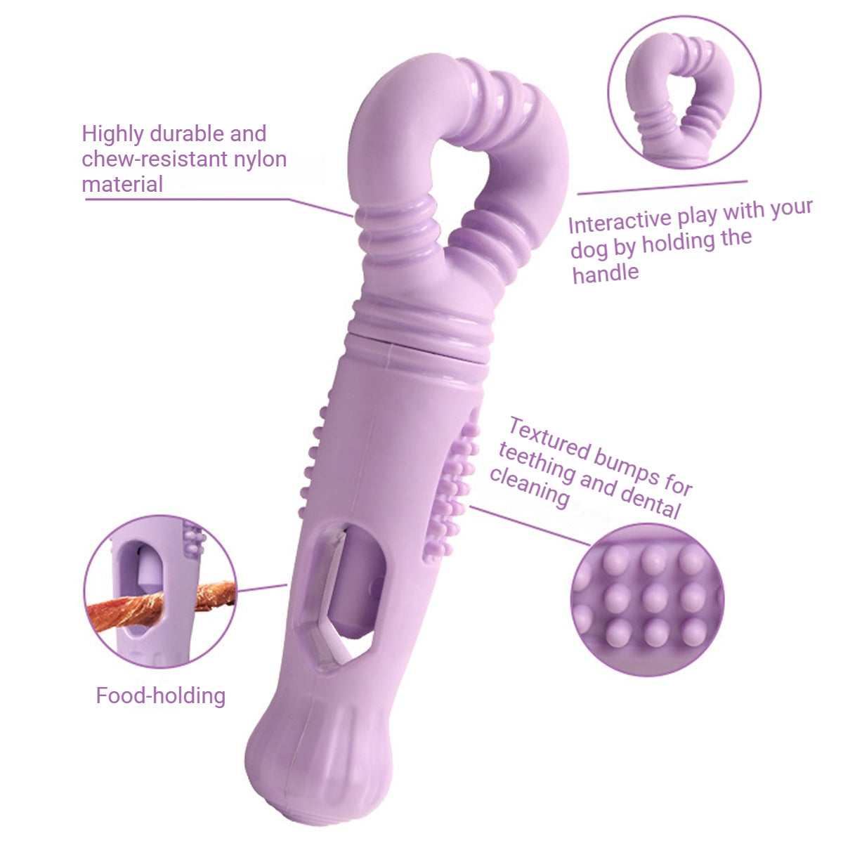 Dog Treat Holder Anti-Choking Chew Toy