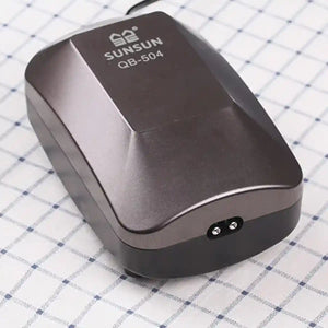 Aquarium Air Pump 4W/6W Oxygen Pump Silence Adjustable for Fish Tank