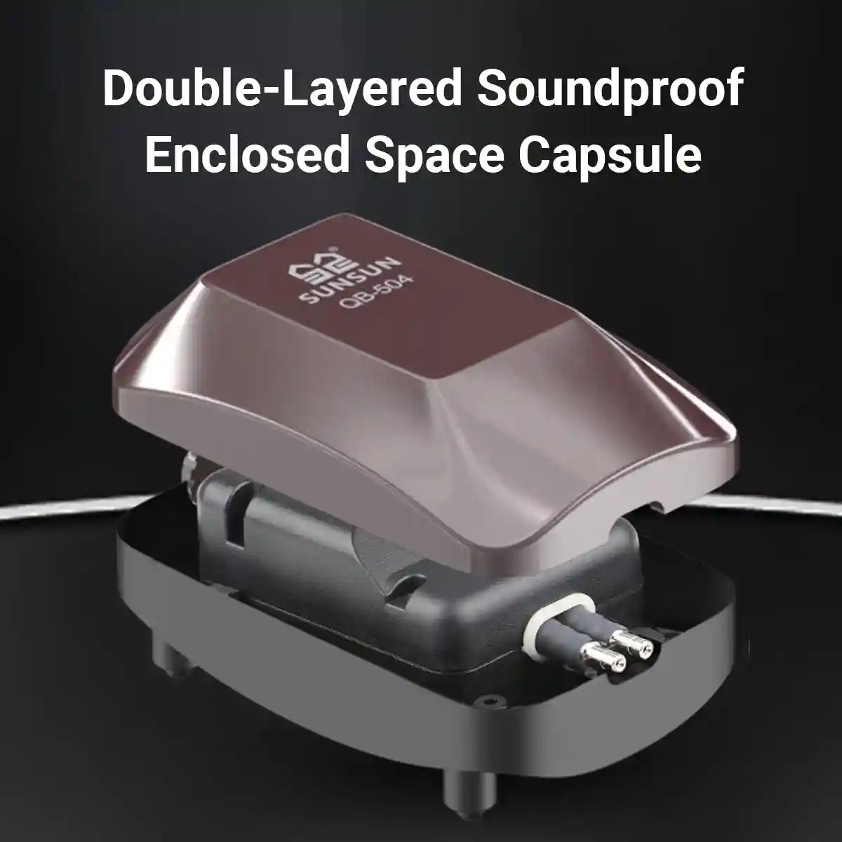 Aquarium Air Pump 4W/6W Oxygen Pump Silence Adjustable for Fish Tank