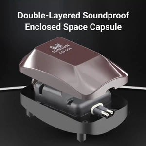 Aquarium Air Pump 4W/6W Oxygen Pump Silence Adjustable for Fish Tank