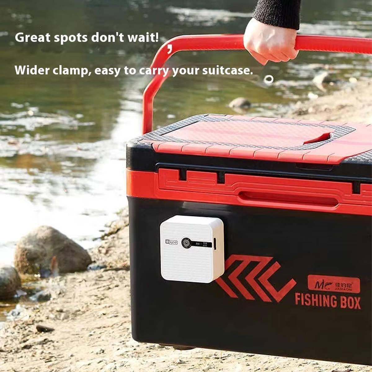 Rechargeable Aquarium Air Pump 5W - Lithium Battery Oxygenator