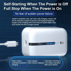 Portable Fishing Aerator - Lithium Battery Aquarium Oxygen Pump