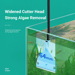 Aquarium Algae Scraper With Stainless Steel Blade